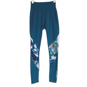 REVOLVE Beyond Yoga High Waisted Leggings Mesh Rainbow 🌈 XS